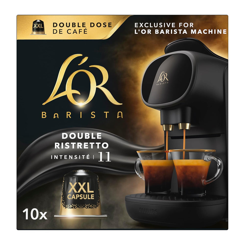 L'OR Barista Kaffeekapseln Ristretto, exclusif pour L'OR Barista Maschinen, 5er Pack, 5 x 10 Kapseln