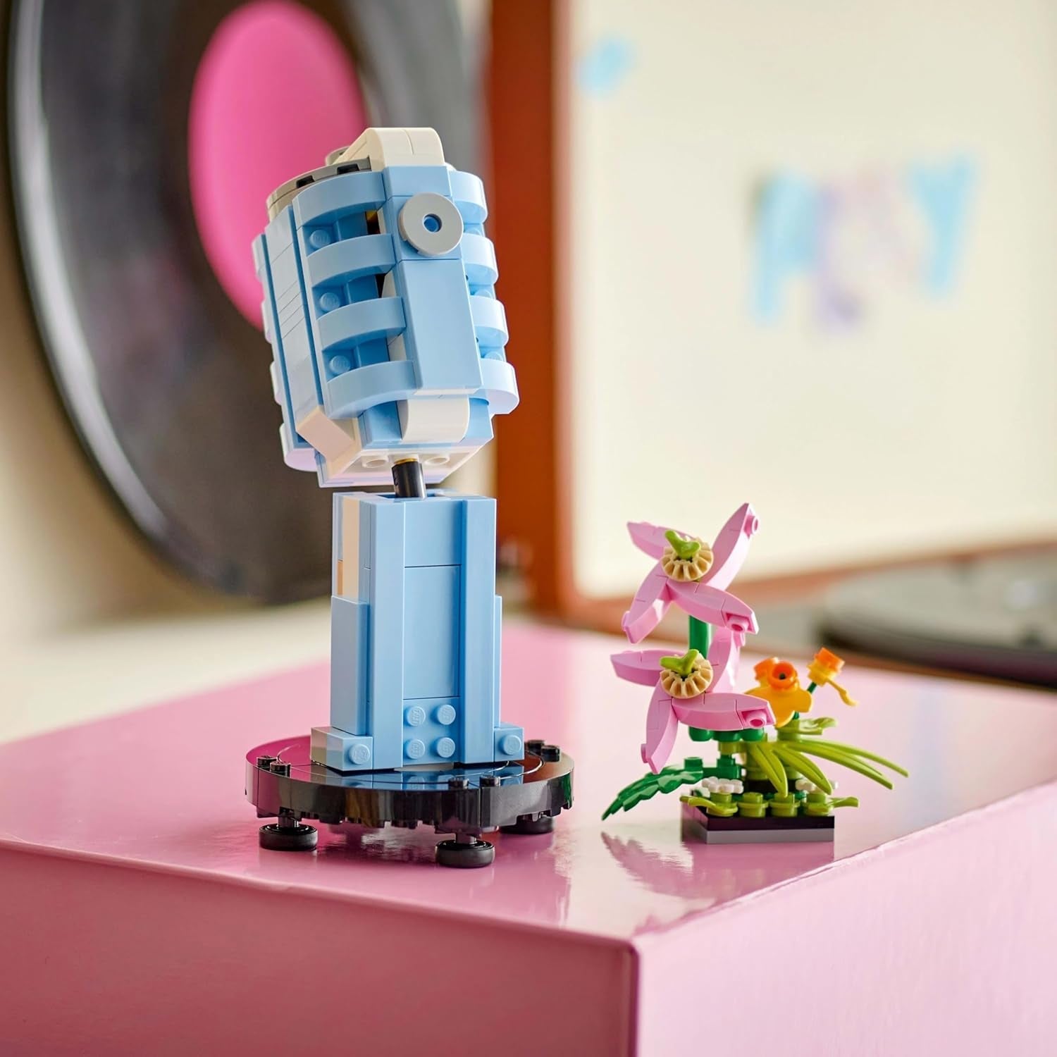 Lecteur de disque LEGO Creator 3In1 avec fleurs - jouet transformable en radio ou microphone - jouets musicaux pour enfants - idée cadeau créative pour filles et garçons à partir de 8 ans 31172 Jeux de construction Besuche den LEGO-Store
