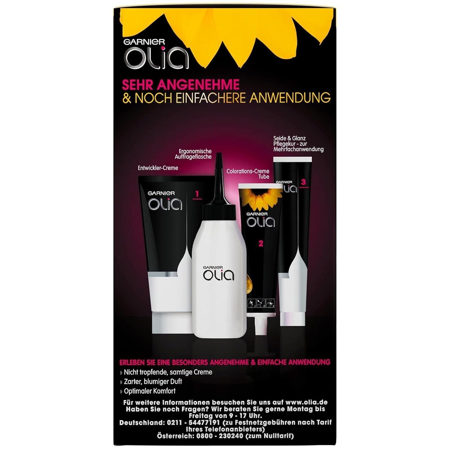 Garnier Olia Coloration permanente sans ammoniaque, Coloration nourrissante pour une couverture 100 % des cheveux gris, The Golds, 10,32 Platinum Gold (Blond), 3 pièces Naty Shop Hair Color