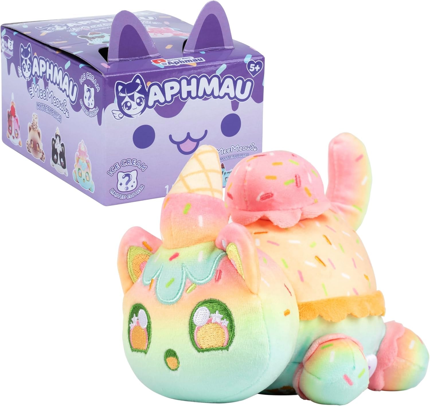 Aphmau - Peluche Mystère Meemeows 15 Cm - Figurines Glace Naty Shop