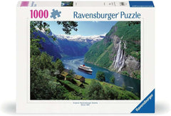 Ravensburger Puzzle 12000475 - Fjord norvégien - Puzzle 1000 pièces pour adultes et enfants à partir de 14 ans, puzzle paysage norvégien Puzzle Naty Shop Nouveau design