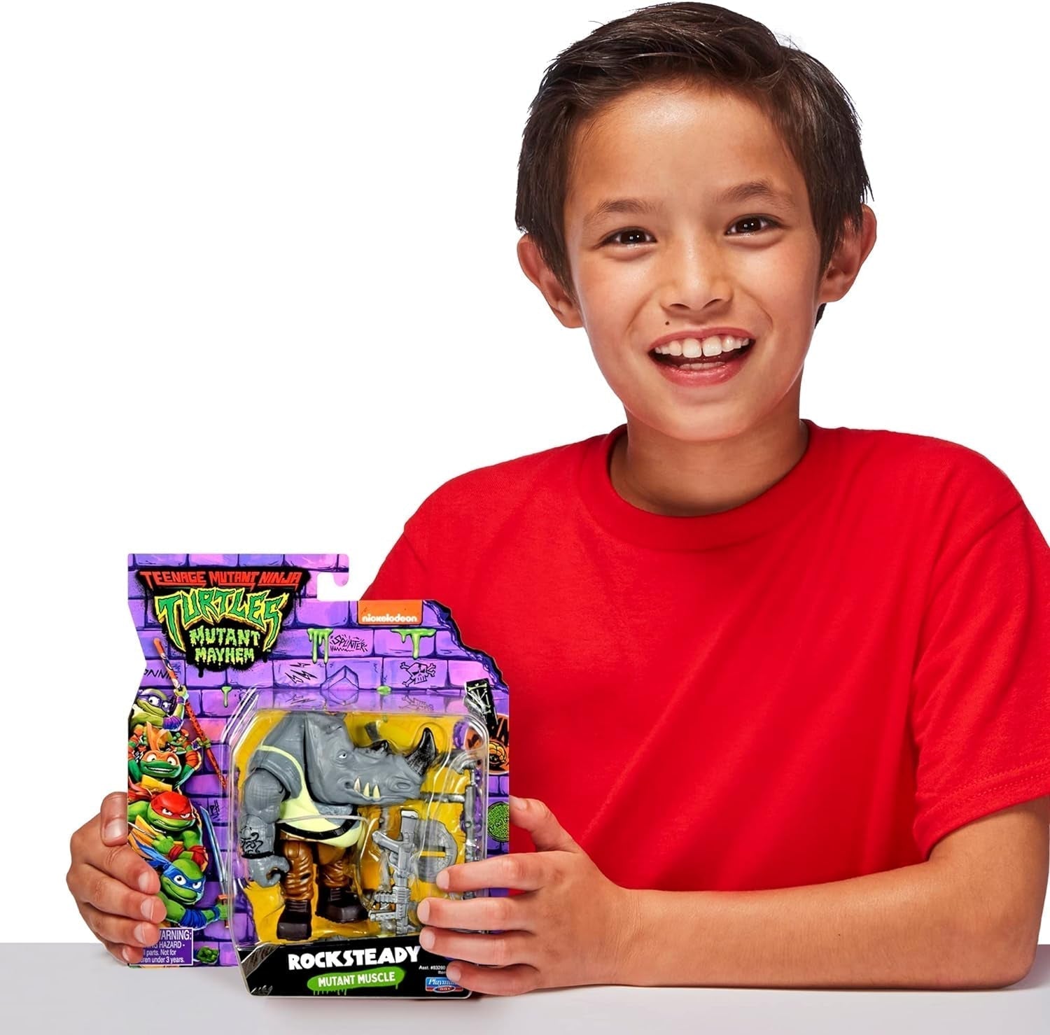 Teenage Mutant Ninja Turtles - Figurine de base Rocksteady Figurines Naty Shop