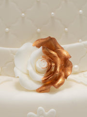 Colorant Alimentaire Comestible Sugarflair Lustre Blush Or Rose - Poudre Lustre Comestible pour Gâteaux, Muffins, Chocolat, Pâtisseries, Desserts, Glaces, Boissons, Cocktails et Plus - 4g