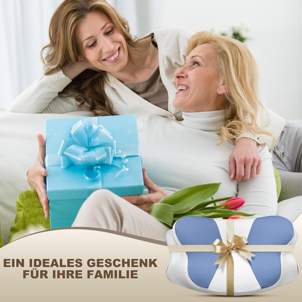 Oreiller ergonomique pour dormeur latéral - Oreiller cervical Oreiller de soutien pour les douleurs au cou et aux épaules Oreiller orthopédique en mousse à mémoire de forme Oreiller de soutien du cou pour le ventre, le dos et le côté avec soutien du cou Oreillers orthopédiques cervicaux Naty Shop