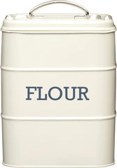 KitchenCraft Living Nostalgia Récipient à Farine, Scellé, 17 x 12 x 24 cm, Crème Antique, Boîtes de Conservation des Aliments Crème Naty Shop Default Title