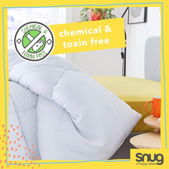 Couette Just Right Snug, 10,5 tog, fibres creuses, blanc, lit double Couettes et couettes Naty Shop