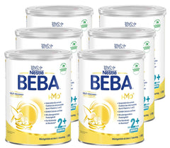 Boisson lactée BEBA Junior 2+ à partir de 2 ans, Avec HMO, Teneur en protéines adaptée à l'âge, Lactose uniquement, Sans huile de palme, Sans huile de poisson, Aliments pour tout-petits, Lait en poudre pour bébé, Lot de 6 (6 x 800 g)
