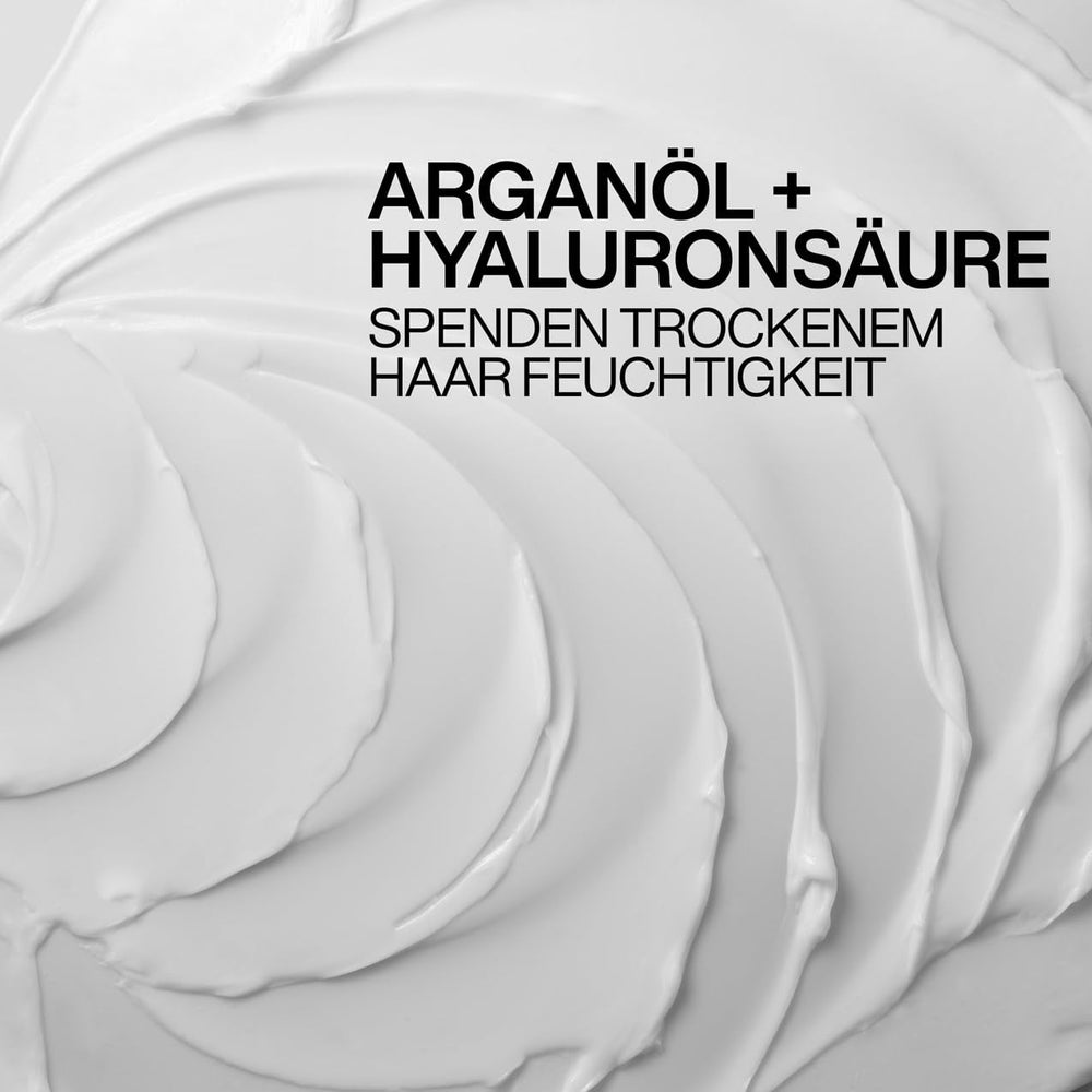 Redken Masque capillaire pour cheveux secs et cassants, revitalise et hydrate, avec complexe de kératine et huile d'argan, crème épaisse toute douce, 1 x 250 ml Naty Shop Hair Mask