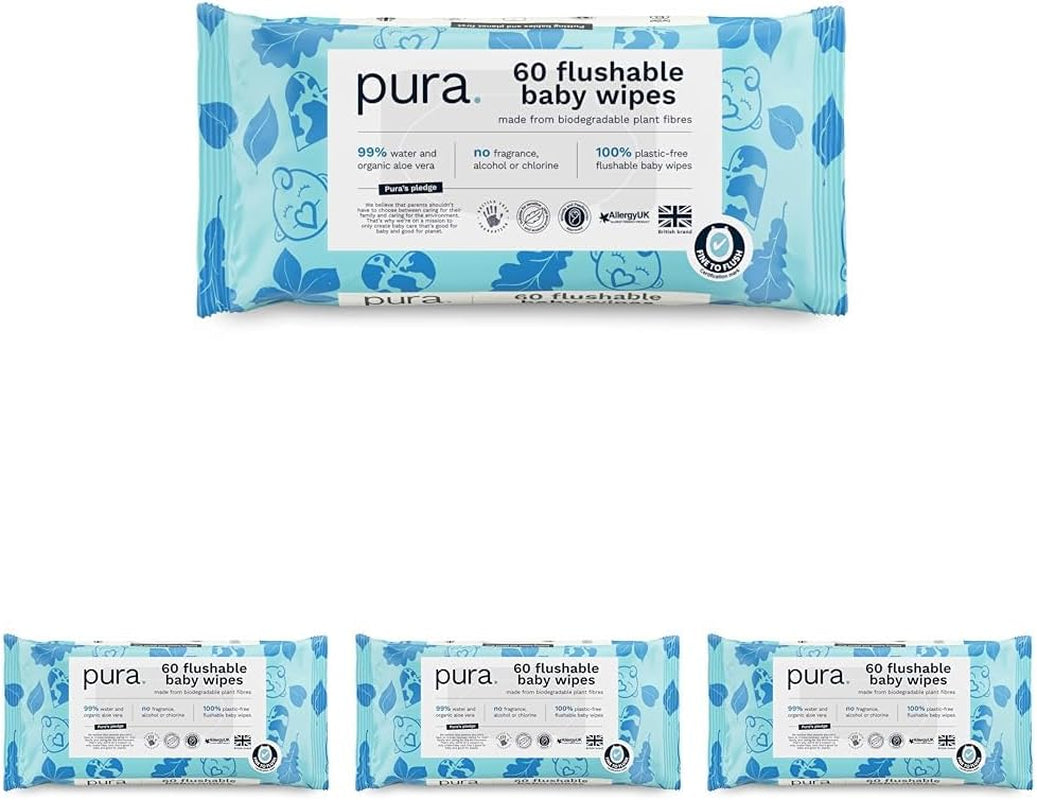 Lingettes jetables écologiques pour peau sensible de bébé, 70 lingettes (1 paquet) 99 % d'eau, 100 % sans plastique, pour peaux sensibles sujettes à l'eczéma, nouveau-né, biodégradables, végétaliennes