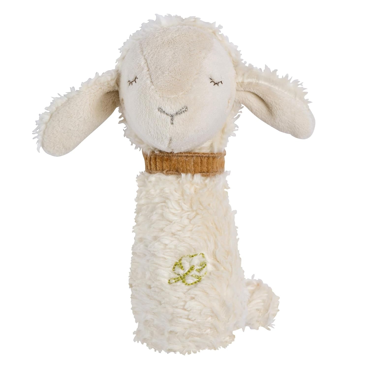 Fehn bâton de préhension pour enfants jouet lapin fehnNatur - jouet d'activité motrice avec hochet pour saisir, câliner - jouet de préhension en coton biologique - jouet pour bébés et jeunes enfants à partir de 0 mois Baby Toys Naty Shop Nature mouton