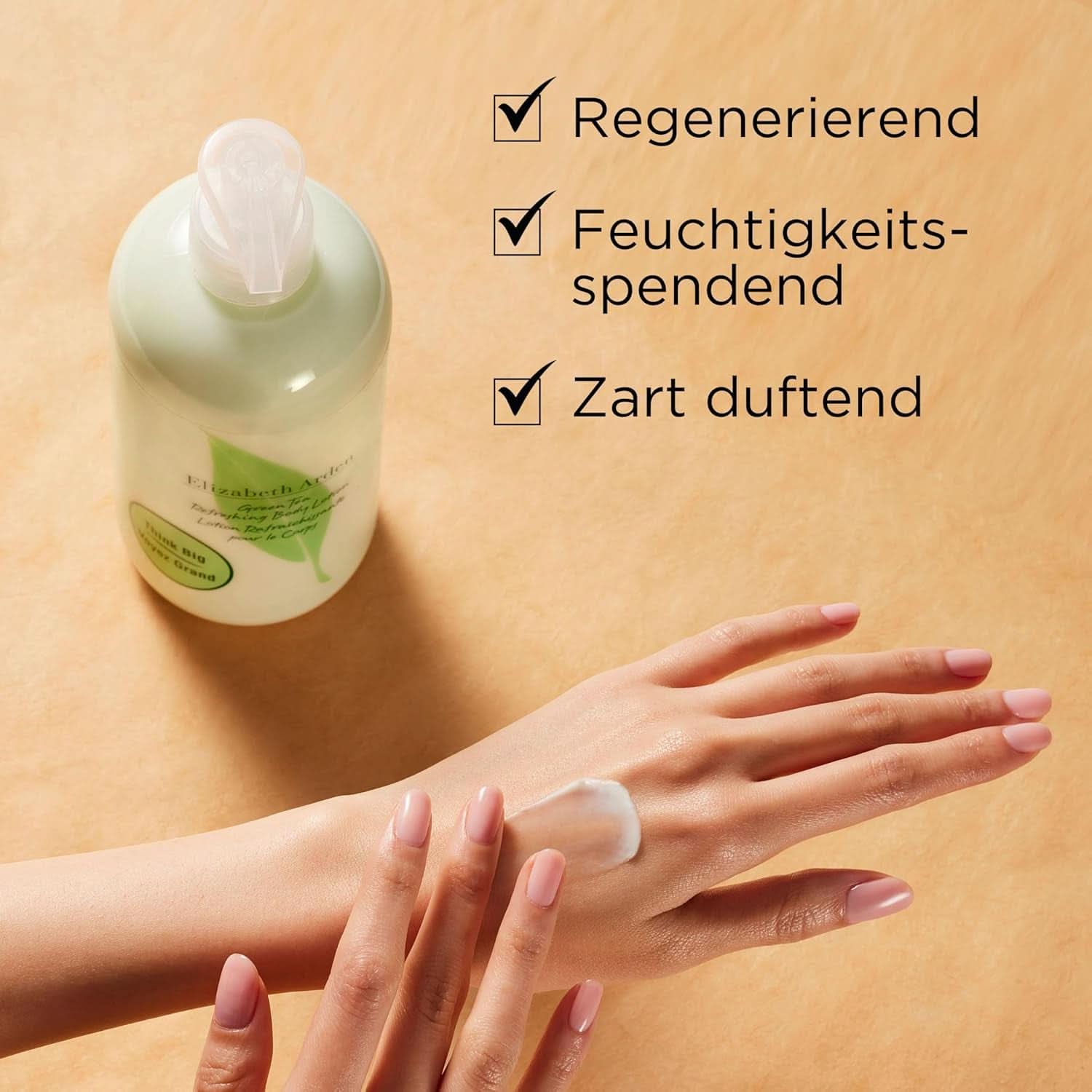 Elizabeth Arden - lotion corporelle rafraîchissante au parfum d'extrait de thé vert, 500 ml Douche et bain Naty Shop