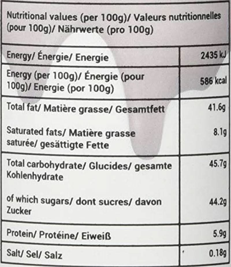 Sauce au goût de chocolat au lait, 150 grammes Glaçages et Décor Naty Shop