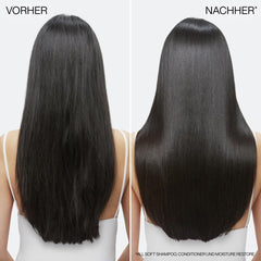 Redken Masque Capillaire à l'Acide Hyaluronique pour Cheveux Secs, Anti-Frisottis et Protection Contre la Chaleur jusqu'à 230°C, Masque sans Rinçage All Soft Moisture Restaurer, 1 x 150 ml Naty Shop Masque Capillaire