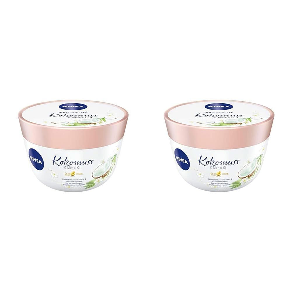 NIVEA Body Soufflé Huile de Coco & Monoï, 200 ml Cosmétiques et Beauté Naty Shop