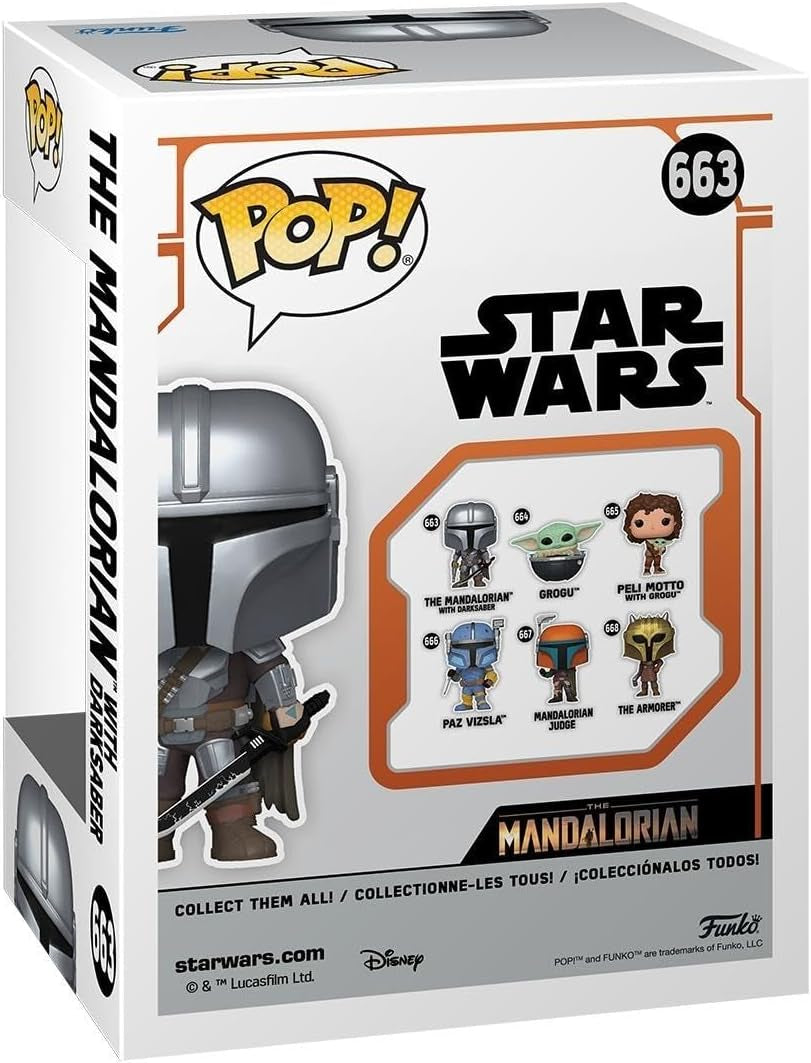 Funko Pop! Vinyle : Star Wars : The Mandalorian S9 - Figurine de collection en vinyle - Idée cadeau - Produit officiel - Jouet pour enfants et adultes - Fans de télévision - Figurine modèle pour collectionneurs et expositions Figurines d'action Naty Shop