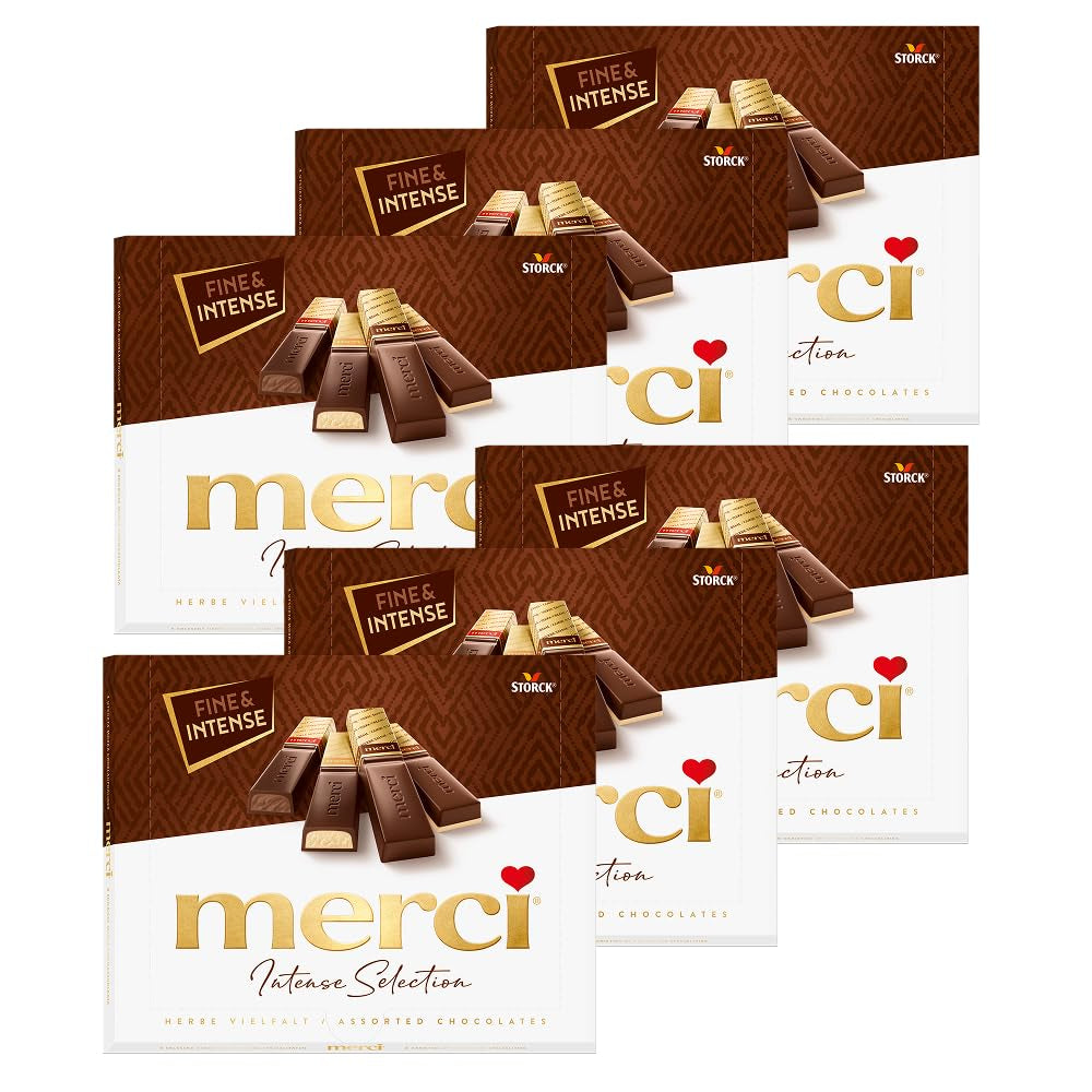 Variété de chocolat noir Finest Selection – 6 x 250g – Spécialités raffinées de chocolat noir – Pralines fourrées et non fourrées