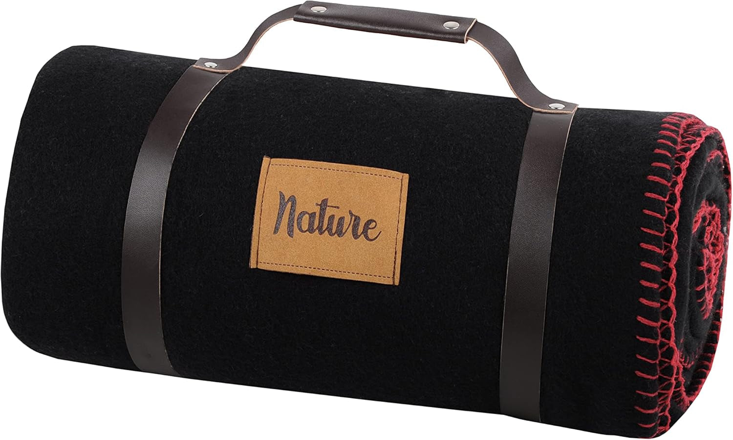 Couverture Polaire Dawson - noir - taille 130 X 150 cm - grande couverture douce et chaude pour le canapé ou la chambre - couvre lit - idéal pour la maison et le pique-nique Couvertures et couettes Naty Shop Titre par défaut