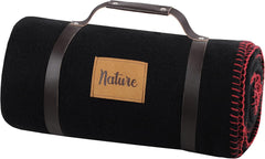 Couverture Polaire Dawson - noir - taille 130 X 150 cm - grande couverture douce et chaude pour le canapé ou la chambre - couvre lit - idéal pour la maison et le pique-nique Couvertures et couettes Naty Shop Titre par défaut