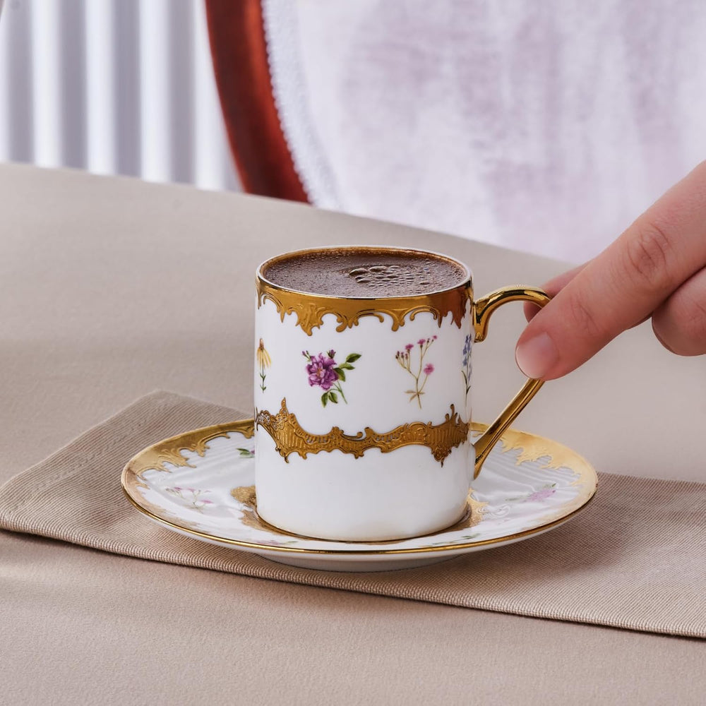 Café Karaca Bidter pour 6 personnes, multicolore