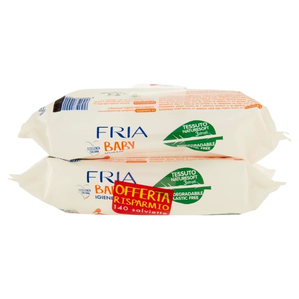 Lingettes humides, lot de 2 (2 x 72 lingettes) Lingettes humides bébé Naty Shop