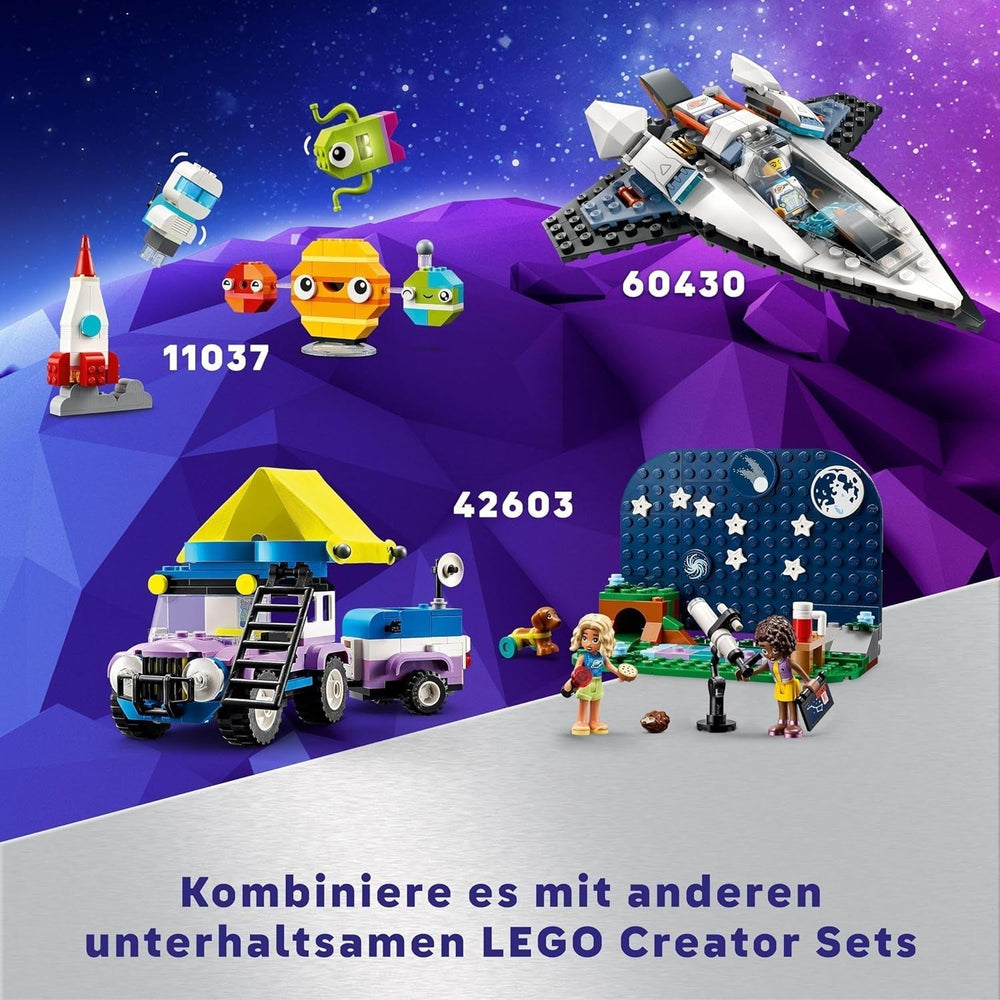 LEGO Classic Creative Space Planets Modèle de construction du système solaire pour enfants Jouet spatial avec fusée Vaisseau spatial Planètes et extraterrestres Cadeau pour enfants de 5 ans Garçons et filles 11037 Jeux de construction Beuche den LEGO-Store