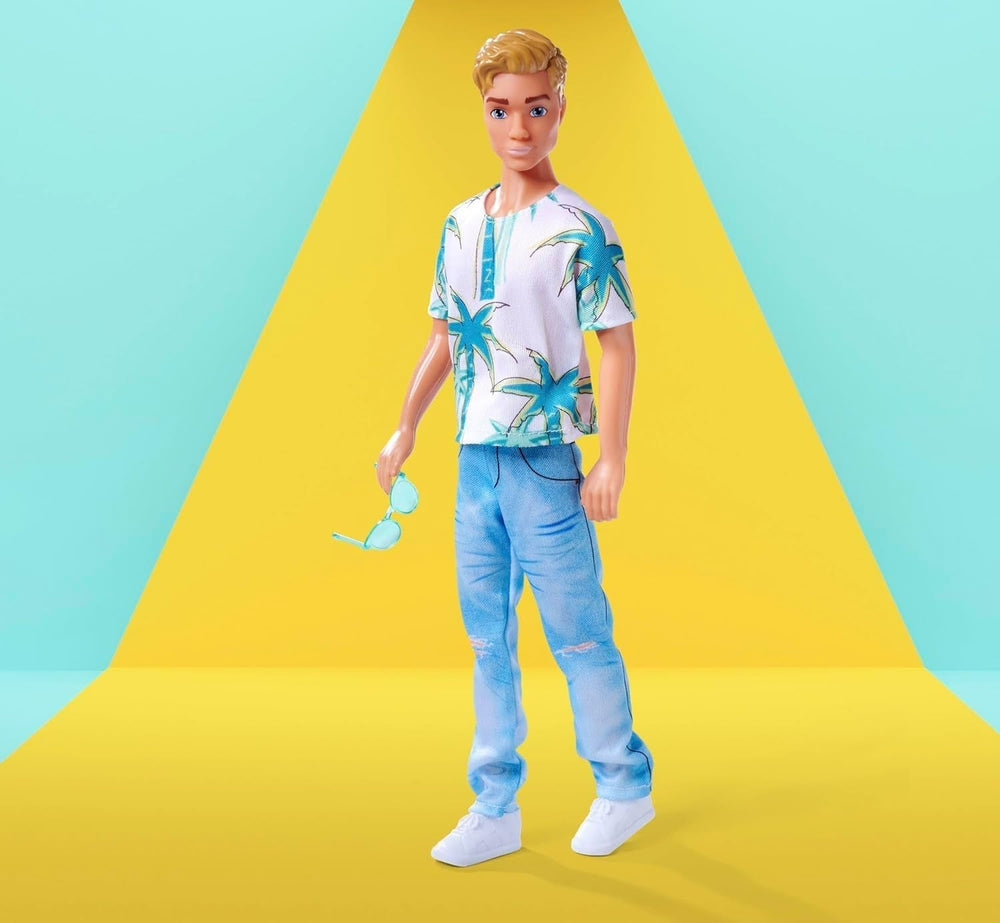 SIMBA 105733729 Steffi Love Kevin Play Doll porte un haut imprimé palmiers et un jean cool avec lunettes de soleil 30 cm 3 ans Naty Shop Dolls