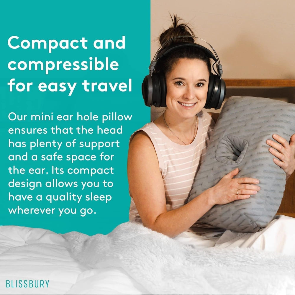 BLISSBURY mini pernă pentru urechi pentru persoanele cu dureri de urechi Perne standard Naty Shop