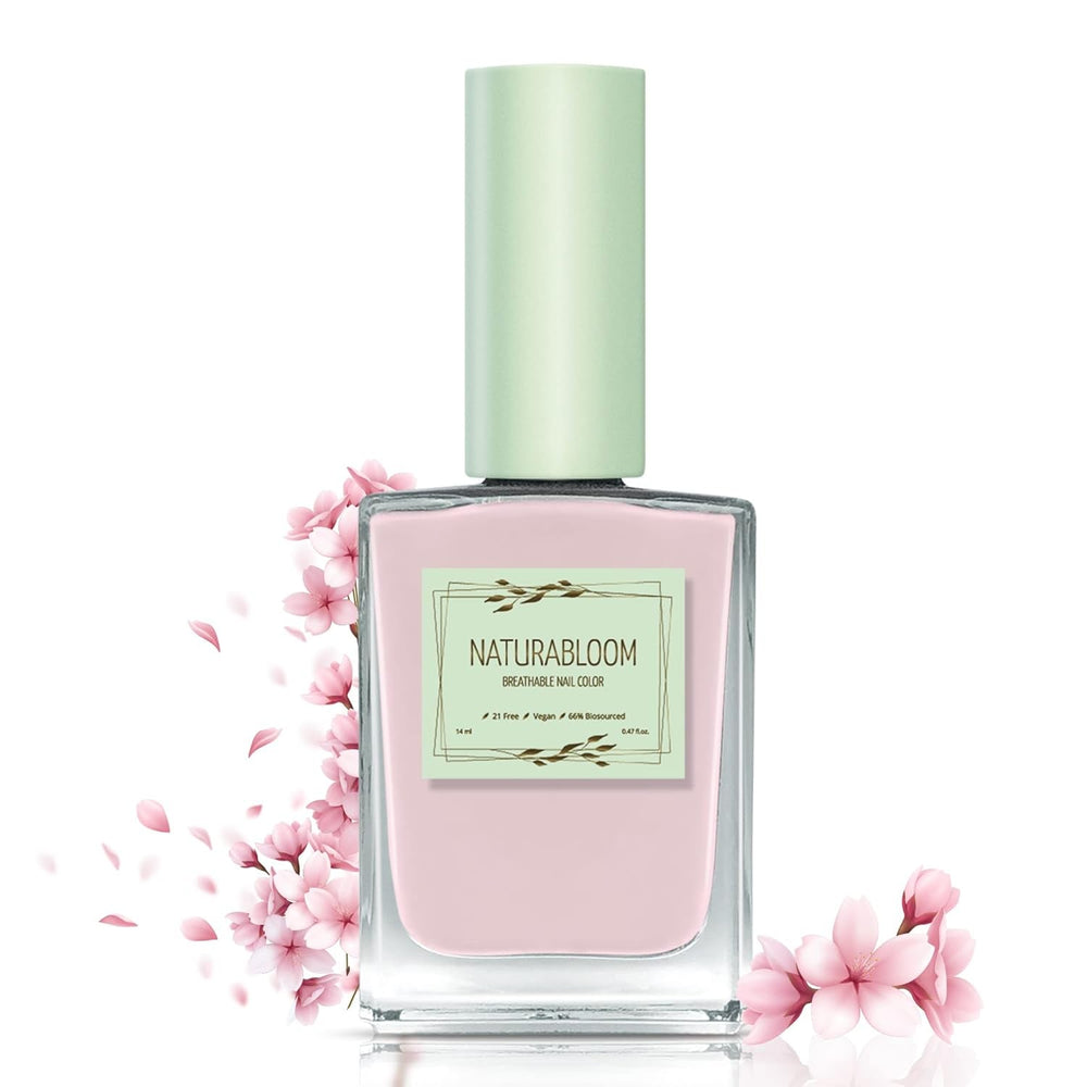 Vernis à ongles rouge à séchage rapide (Poppy Red) - vernis à ongles naturel avec formule végétalienne - respirant, durable et durable, 14 ml