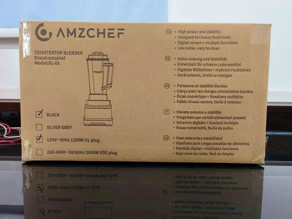 Blender AMZCHEF, 8 menus intelligents et 10 vitesses, écran tactile LCD Cuisine Naty Shop
