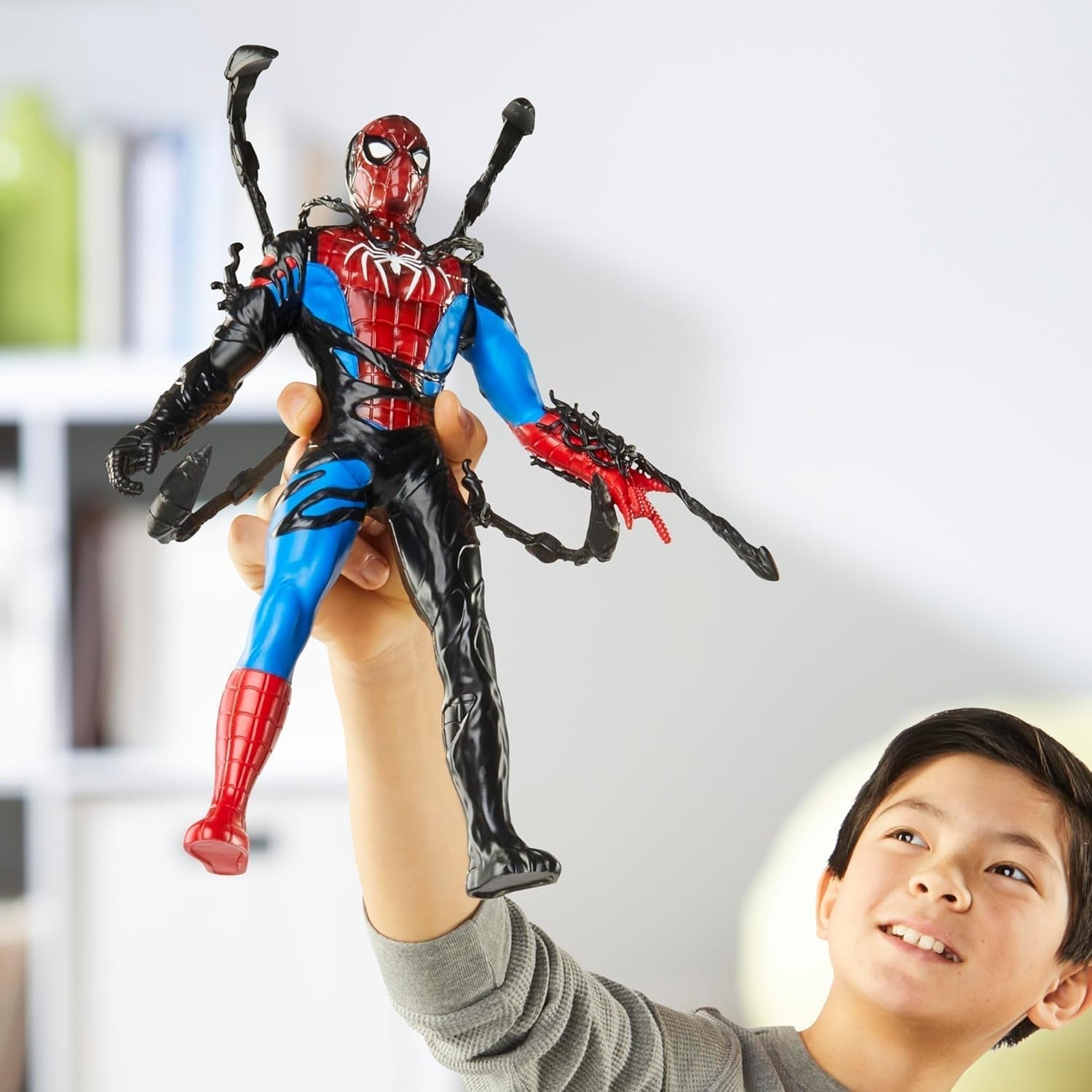 Marvel Spider-Man Venomversus Spider-Man Color Changer Figurine avec Accessoires Figurines Naty Shop