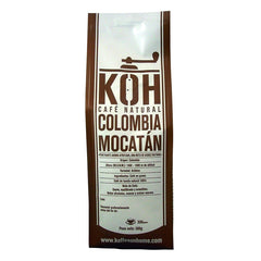 Kaffee Kolumbien Mocatán – Ganze Bohnen – 100 % Arabica – Mélange naturel – Arôme fruité – Spécialité d'origine unique – 500 g de café