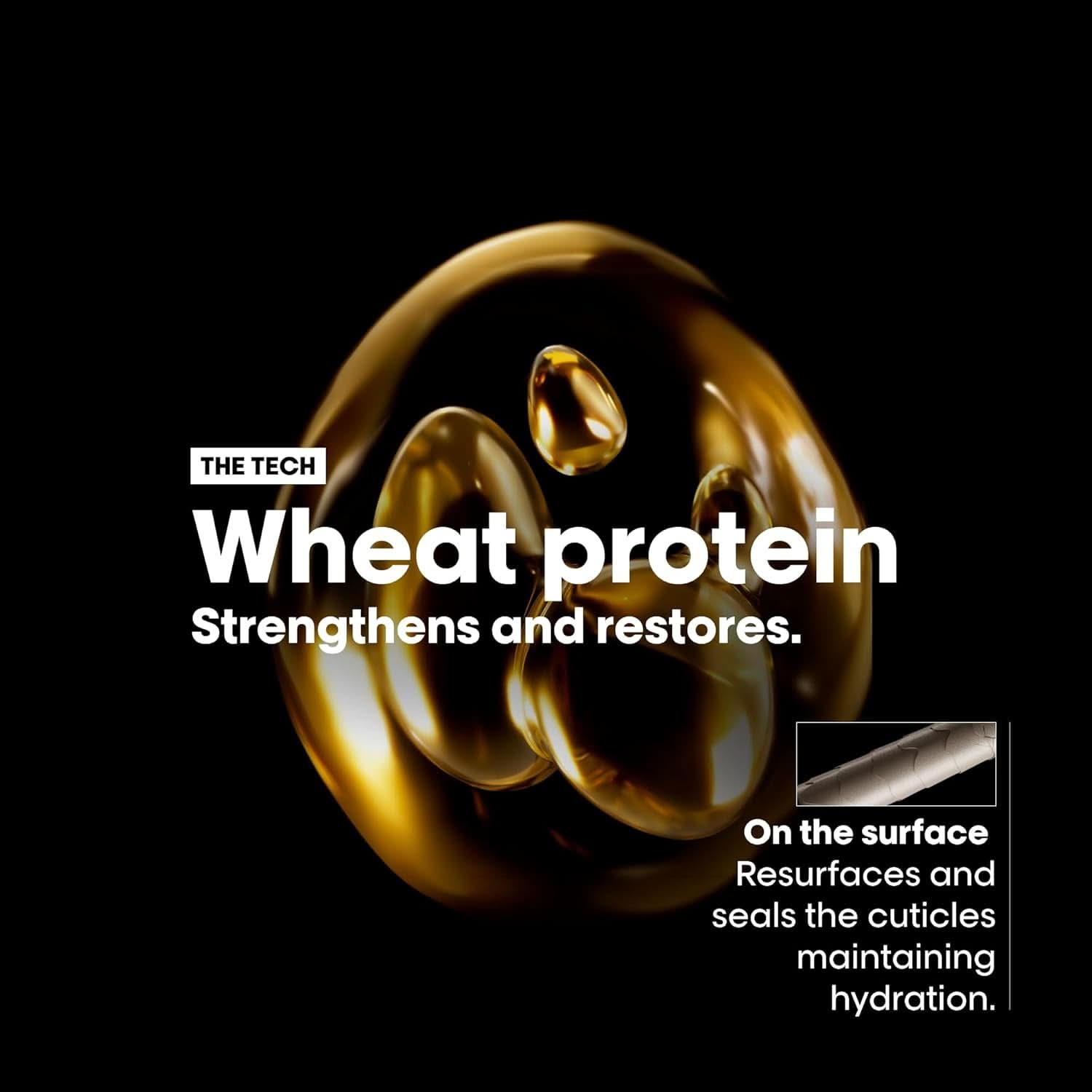 L'OréAl Professionnel Série Expert Absolut Repair Gold, Shampoing Quinoa + Douche et bain Protéinés Naty Shop