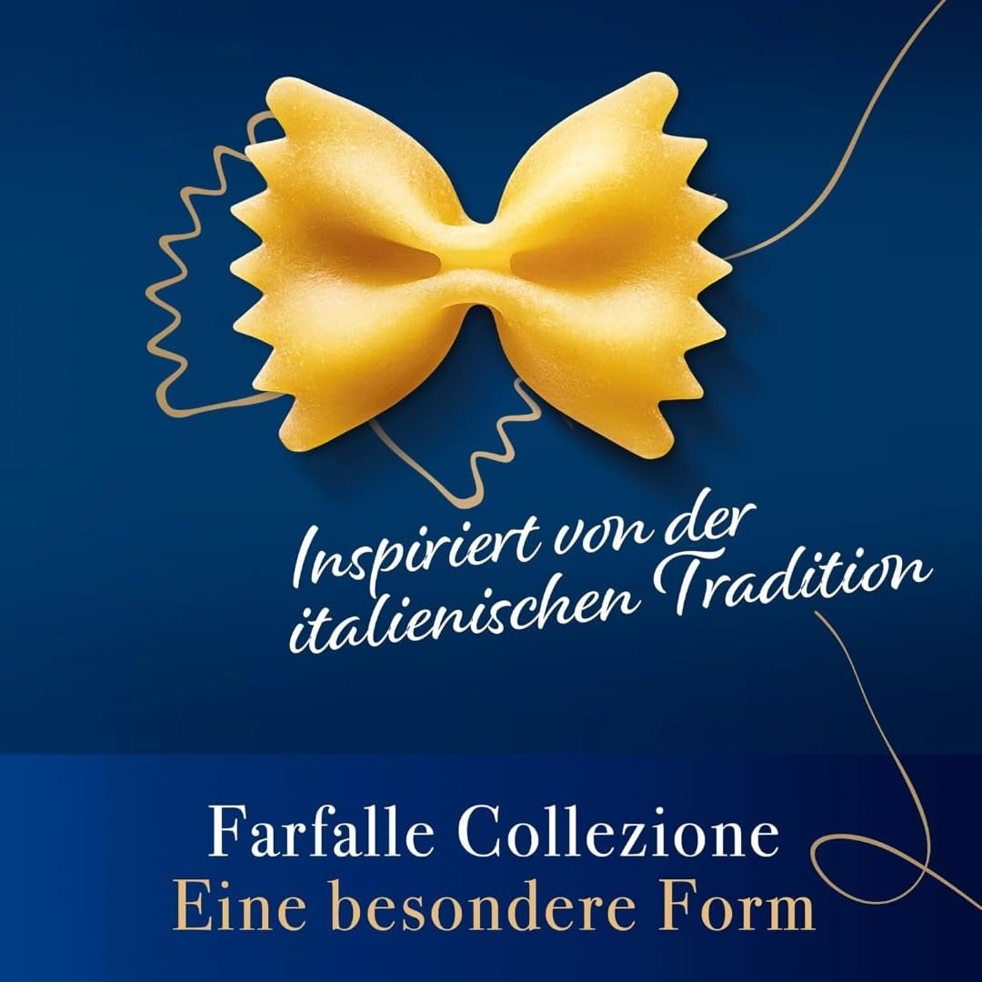 Barilla Collezione Farfalle Pâtes à base de blé dur de haute qualité, toujours al dente, (1 x 500g)