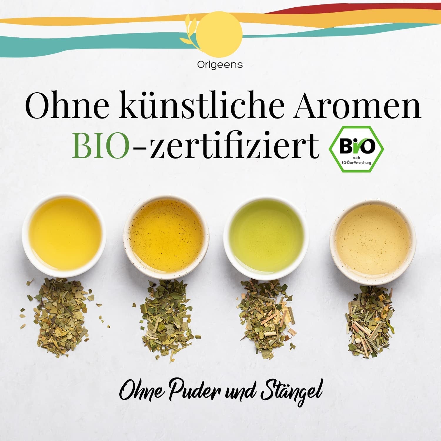 ORIGEENS COFFRET THÉ BIO MATE X4 I Yerba Mate Bio 4X80G I Coffret thé Yerba Mate, idée cadeau