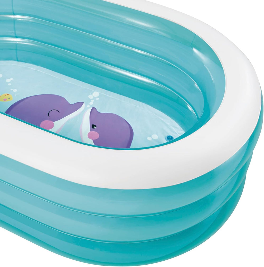 Intex 57482NP - Piscine Ovale Baleine (Modèles Assortis), Bleu, 163 cm L x 107 cm L x 46 cm H