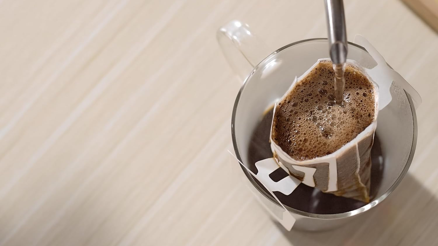 Café artisanal du Japon, café filtre à usage unique, mélange léger du Brésil et du Vietnam, 16 sachets.