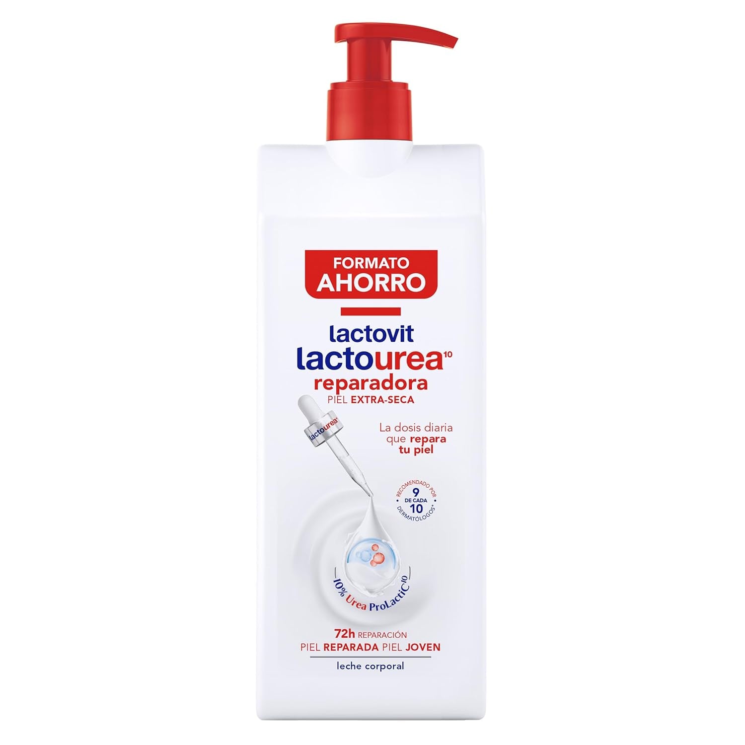 Lactourée réparatrice de lait avec protéines de calcium, absorption douce, 48 heures de préparation et de réparation, adaptée aux peaux sèches et extra sèches, 800 ml