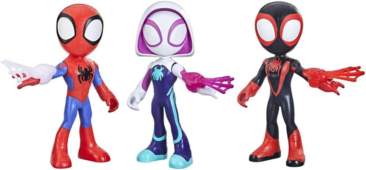 Marvel Spidey et ses incroyables amis Supersized Hero 22,5 cm Figurines 3-Pack Figurines Naty Shop Mega Multipack