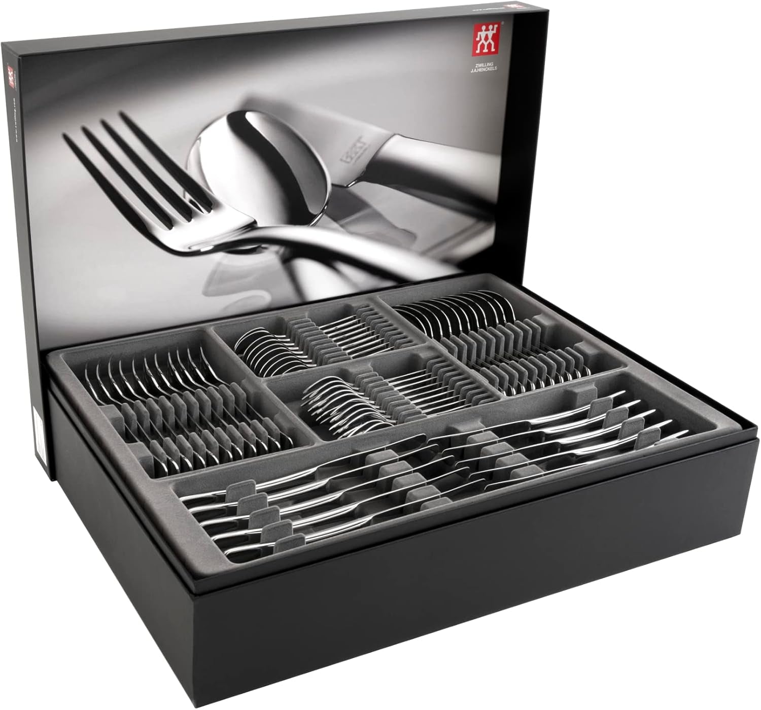 Set tacâmuri ZWILLING Nottingham, 72 piese, pentru 12 persoane, oțel inoxidabil 18/10 Bucatarie Naty Shop