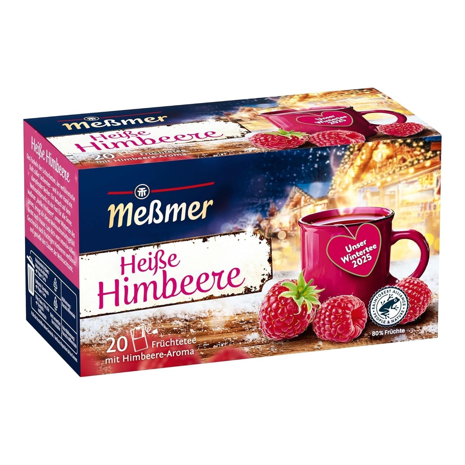 Meßmer Mere confiate | Ceai de fructe cu aromă de mere caramelizate | 20 pliculețe de ceai | Aromat și fructat