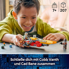 LEGO Star Wars 75437 Cobb Vanths Speeder - inkl. Cobb Vanth & Cad Bane Minifiguren sowie Blaster & Jetpack - Geschenk für Jungen ab 7 Jahren und Fans von The Mandalorian