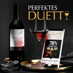 Chocolat Lindt | Bar EXCELLENCE 70% | 100g | Chocolat noir intense et corsé | Barre de chocolat végétalienne