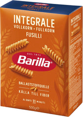 Barilla Pasta Integrale Fusilli – Pâtes de semoule aux fibres naturelles, 500 g
