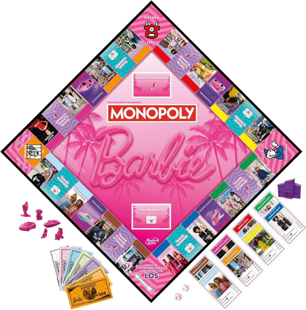 Barbie Edition, le jeu de société classique inspiré du monde onirique de Barbie et de ses aventures, est un jeu original pour les enfants et les adolescents.