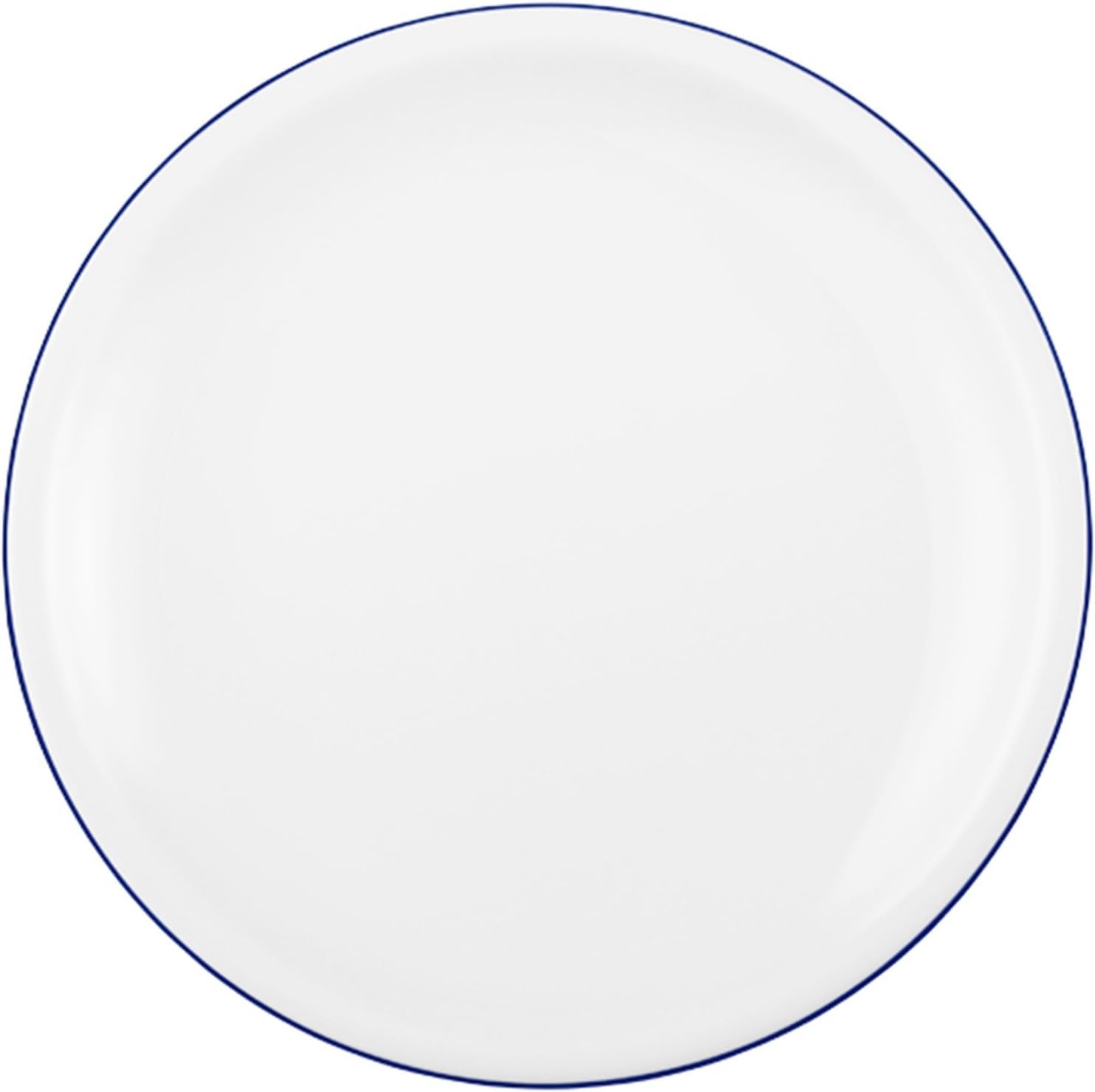 Service à café 18 pièces Seltmann Weiden | Série compacte, bord bleu | L'ensemble comprend 6 assiettes de petit-déjeuner, 6 tasses à café et 6 soucoupes, bleu