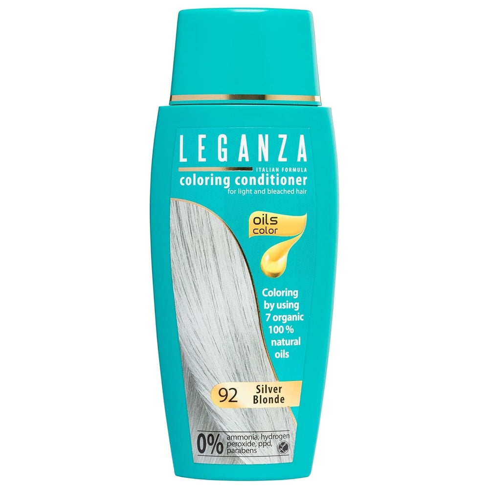 Leganza Baume Naturel Teinture Capillaire Couleur 71 Café Latte | Teinture capillaire sans ammoniaque | Enrichi de 7 huiles naturelles | 150 ml Teinture capillaire Naty Shop 92 Blond argenté