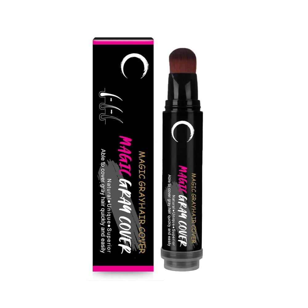 Stylo de teinture pour cheveux jetable brun noir couverture instantanée de racine grise stylo de bâton de crème de couleur de cheveux couverture temporaire rapide teinture pour cheveux blancs Naty Shop noir brun