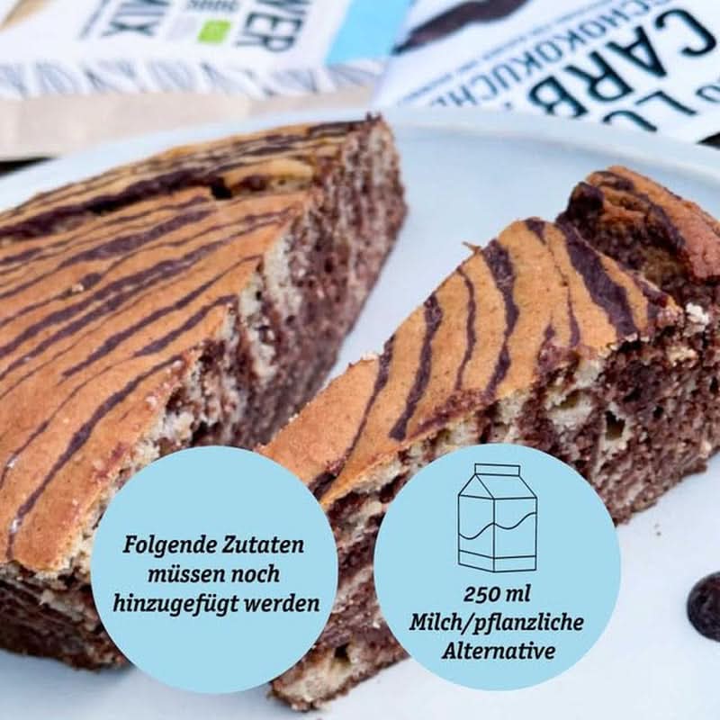 MÉLANGE À GÂTEAU À LA VANILLE FAIBLE EN Glucides - préparation à gâteau ou à crêpes biologique, sans gluten, riche en protéines Naty Shop Kitchen