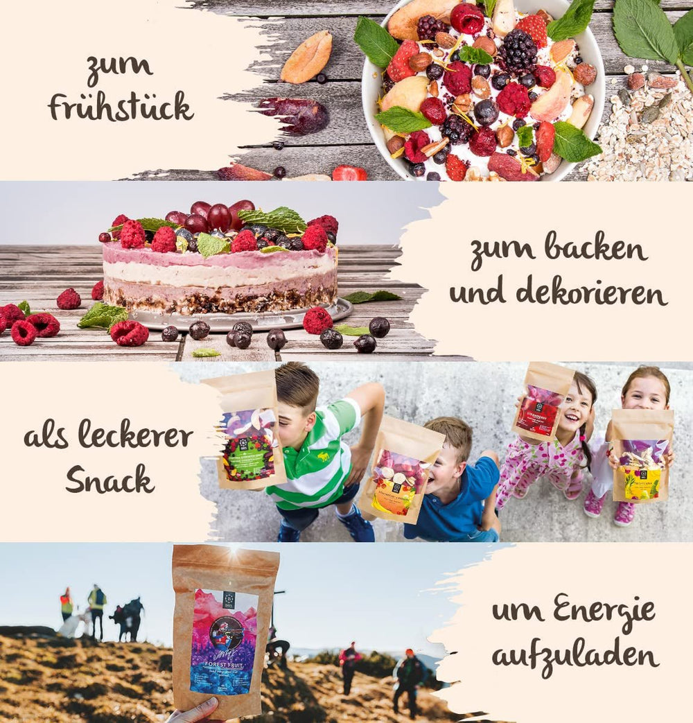 Abricots lyophilisés BRIX | Abricots secs naturels 85 g | Great Taste Award pour les fruits secs, séchés | Sans OGM, sans gluten, végétalien, vitamines conservées Naty Shop Produits déshydratés