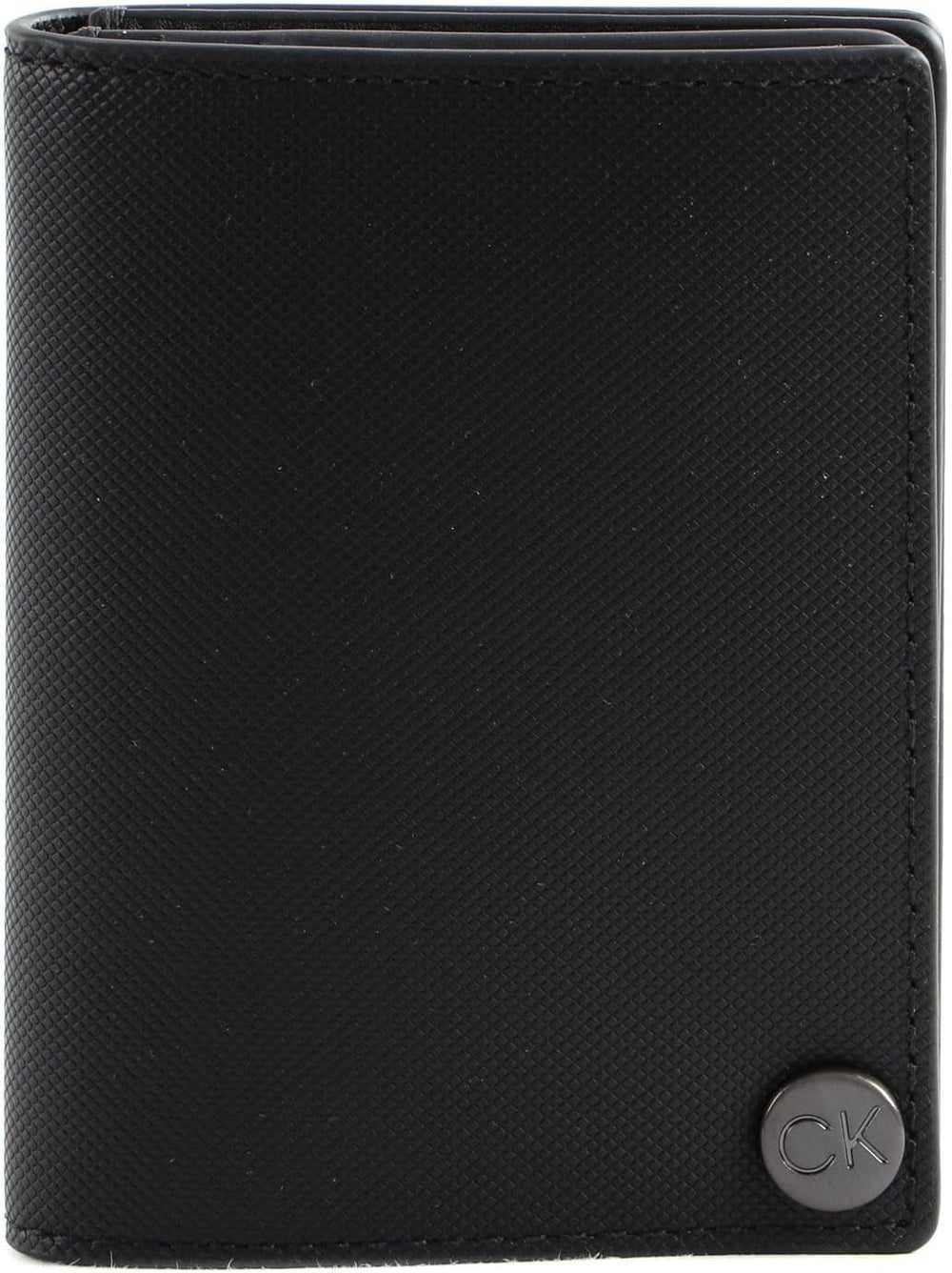 Calvin Klein CK CLEAN PQ COVERED CARDHOLDER Portefeuille pour homme, noir (Ck Black), OS Wallet Men Naty Shop